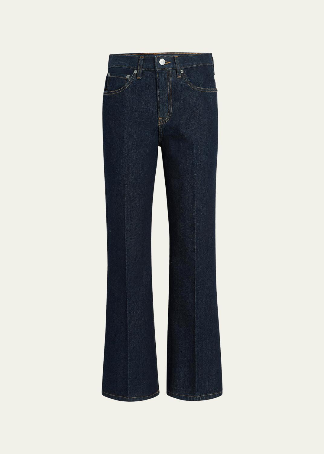 Burberry Mid-Rise Bootcut-Leg Jeans - Bergdorf Goodman