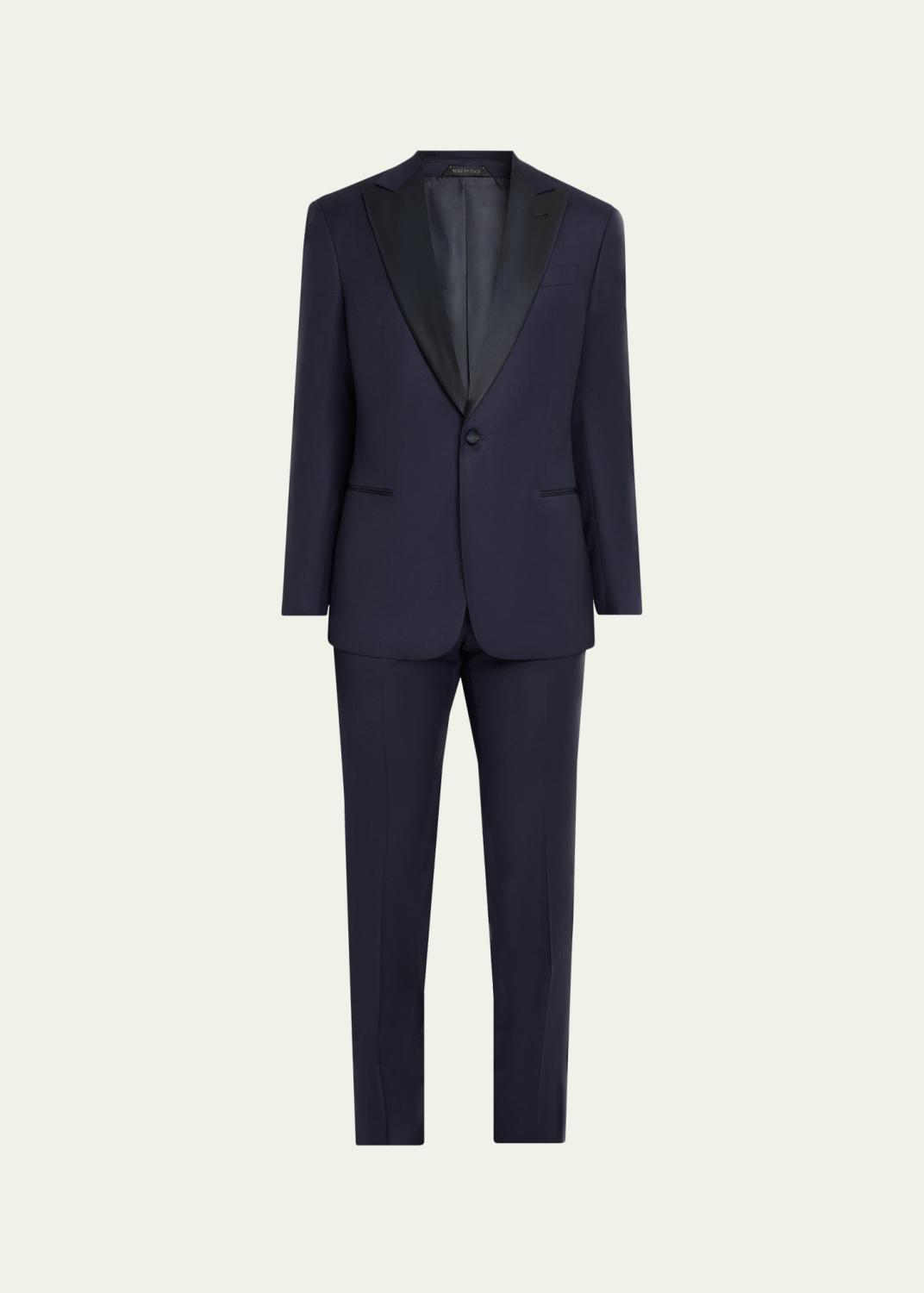 Giorgio Armani ストライプスーツ TG 50 Giorgio Armani Men's Tonal Micro Pinstripe Two-Piece Suit