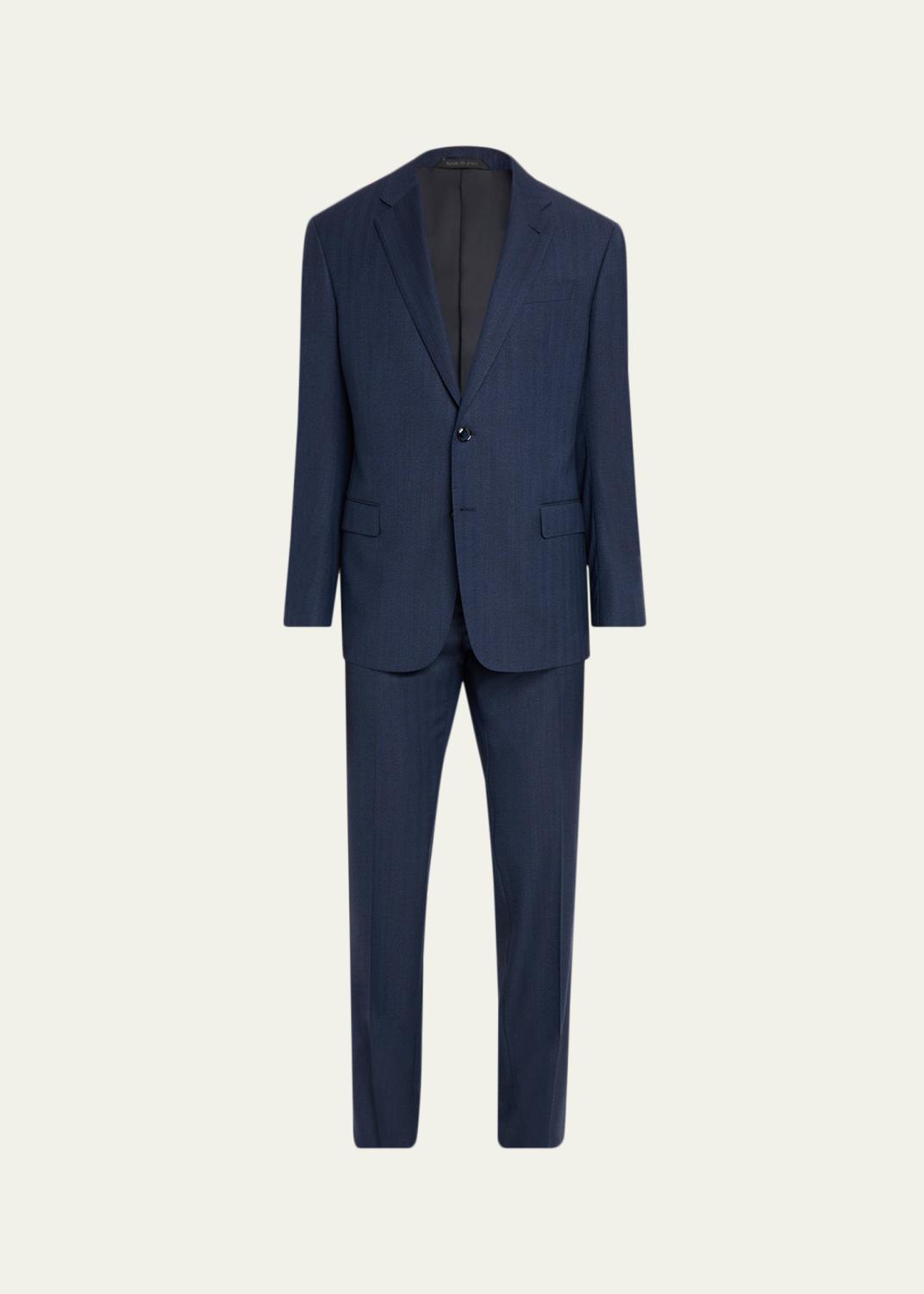 Giorgio Armani Men's Tonal Micro Pinstripe Two-Piece Suit