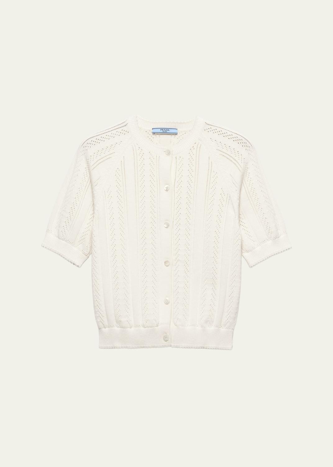 Prada Cashmere V-Neck Cardigan - Bergdorf Goodman