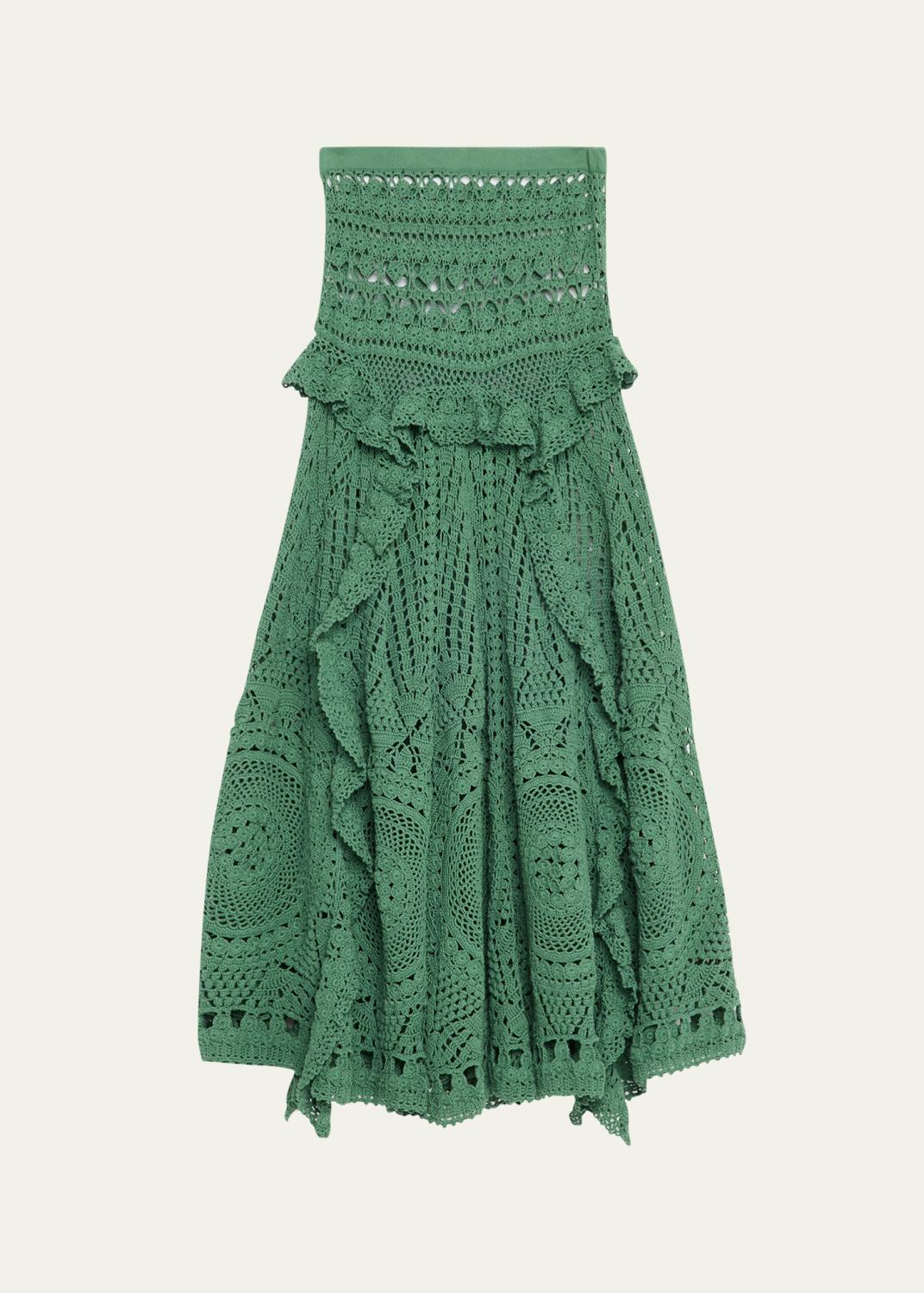 Ulla Johnson Annisa Eyelet Knit Maxi Skirt - Bergdorf Goodman