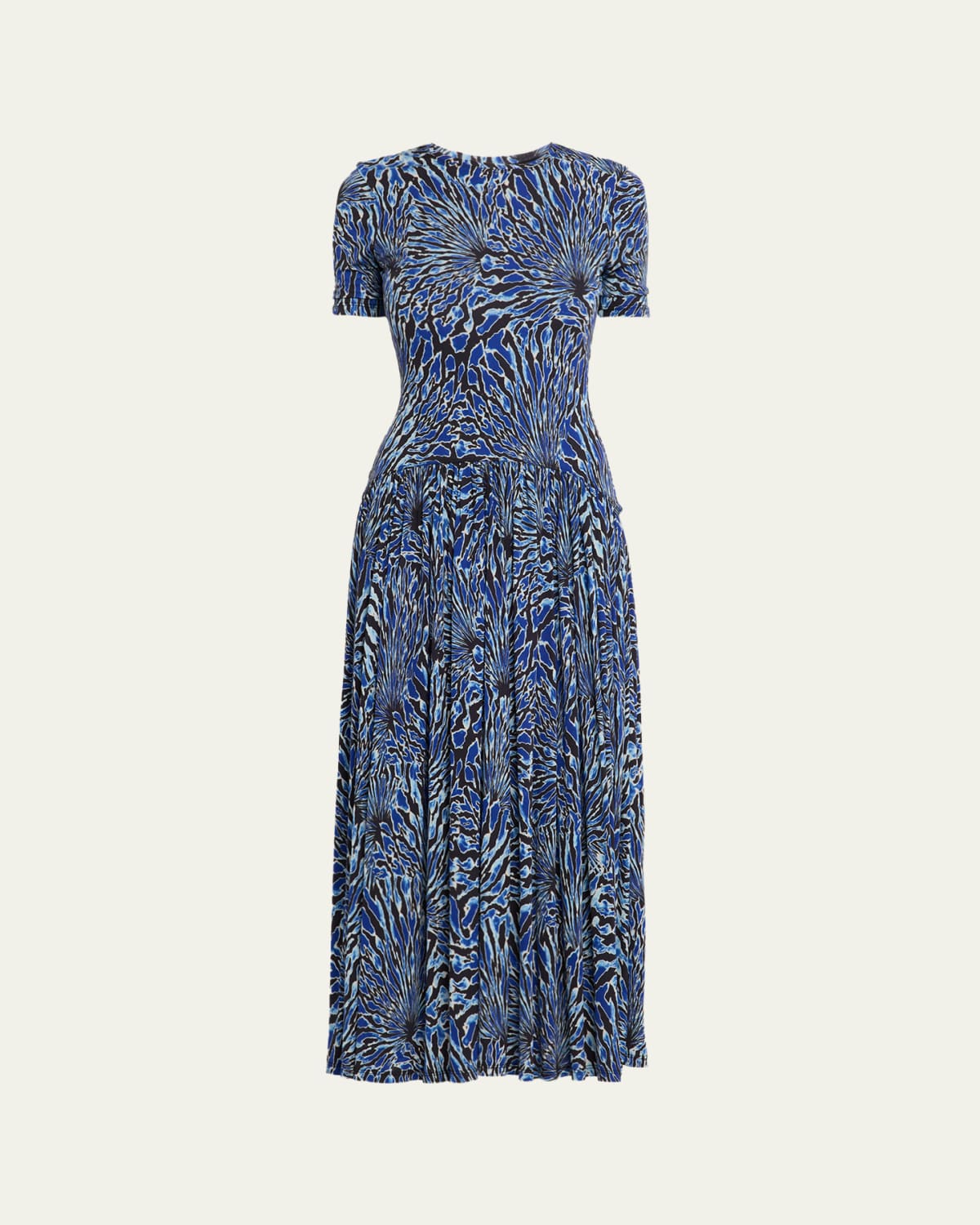 MM6 Maison Margiela Contrast Seam Turtleneck Maxi Dress - Bergdorf