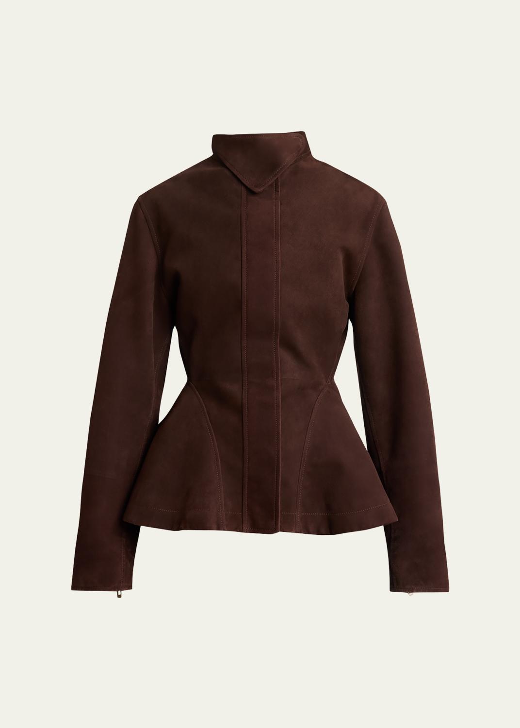 Comme des Garcons Linen-Blend Crochet-Trim Blazer - Bergdorf Goodman