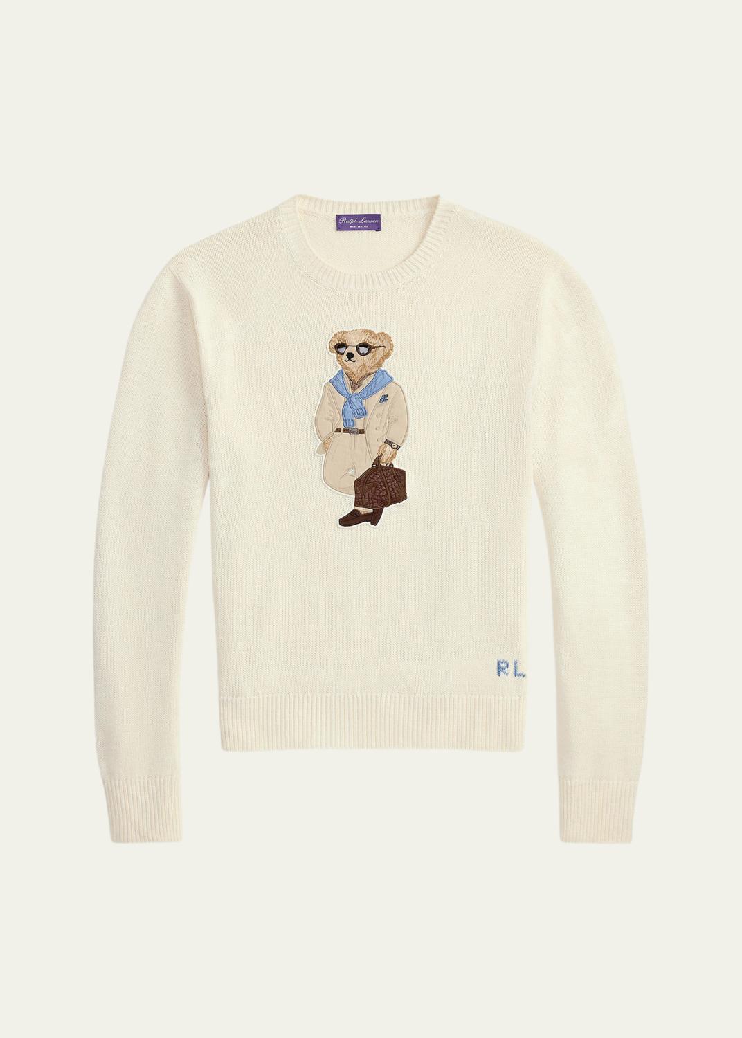 Ralph Lauren Purple Label Men's Cashmere Knit Ski Polar Bear