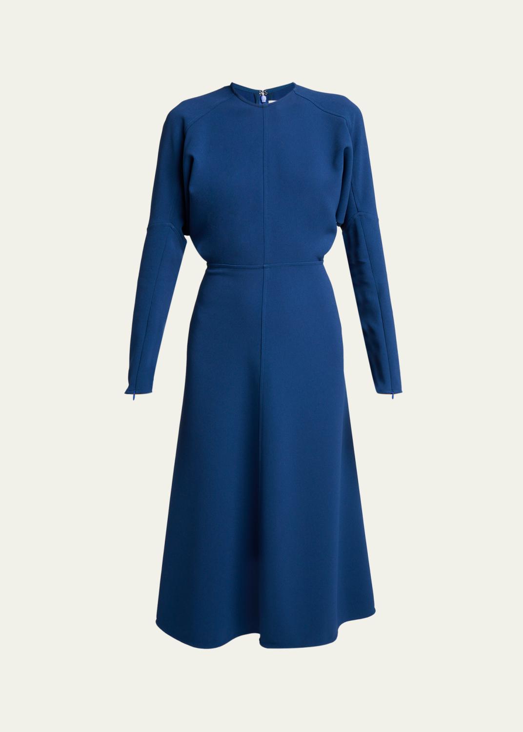 Dries Van Noten Denvo Tiered Polka-Dot Midi Dress - Bergdorf Goodman