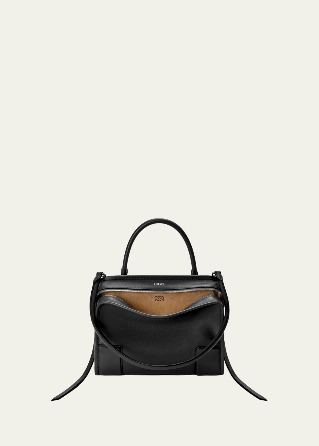 LOEWE x Paula's Ibiza Puzzle Daisy Top-Handle Bag in Leather