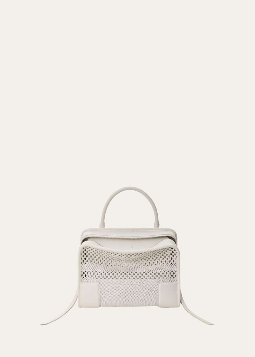 LOEWE x Paula's Ibiza Puzzle Daisy Top-Handle Bag in Leather