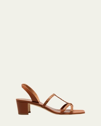 block heel square toe sandals