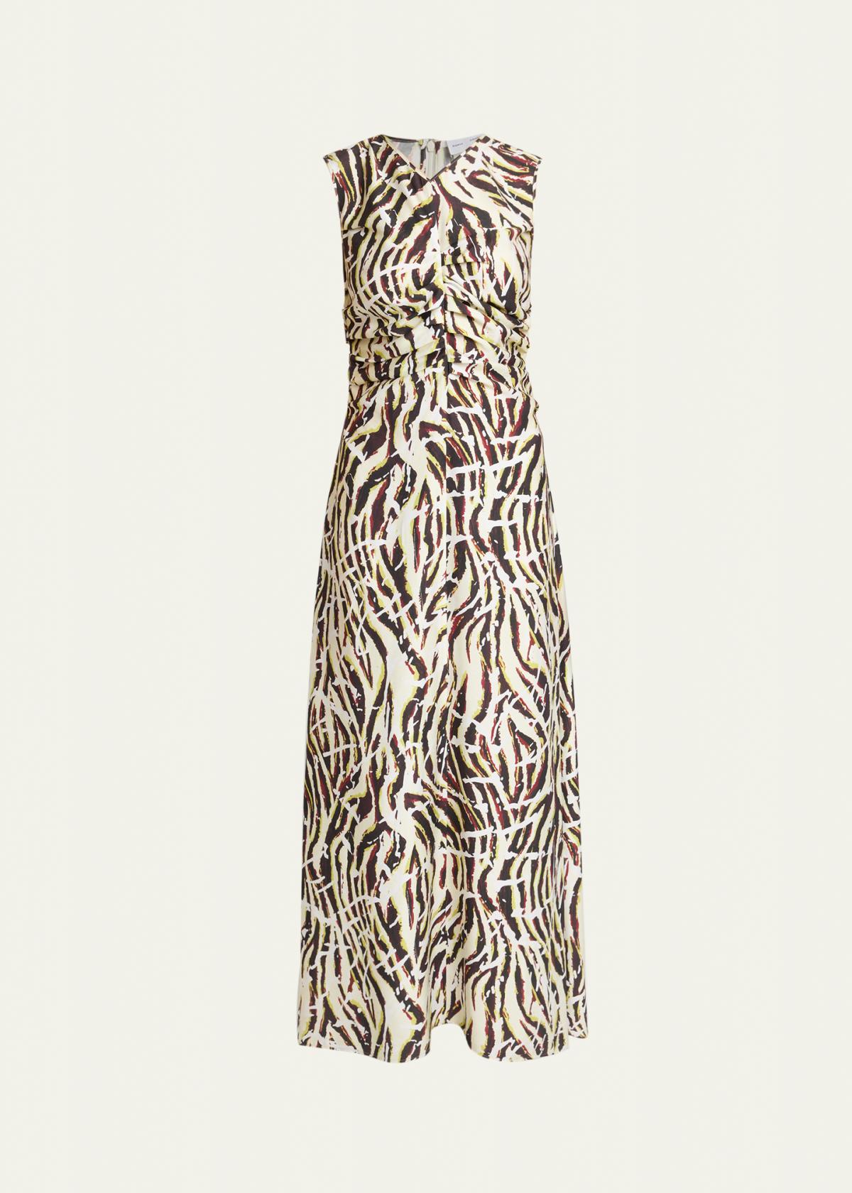 Proenza Schouler Clem Ruched Maxi Dress