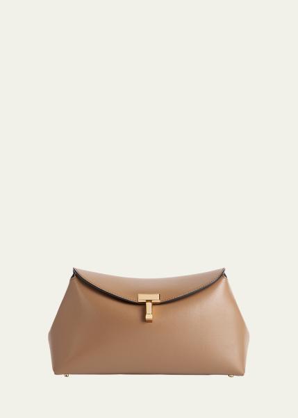 T-Lock Clutch in Palmellata Leather