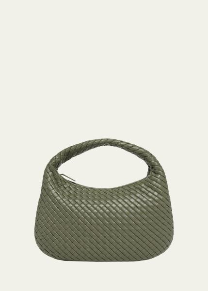 Veneta Medium Leather Hobo Bag