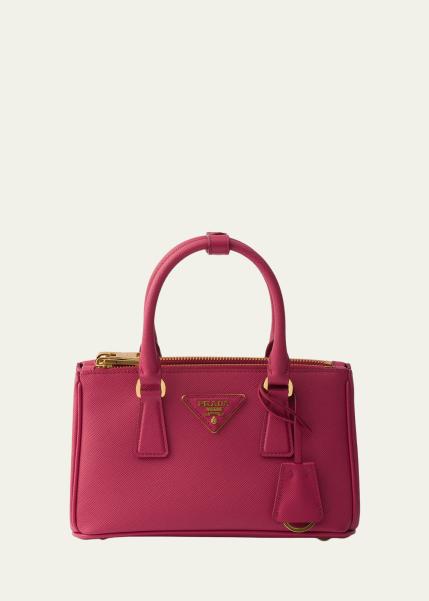 Galleria Mini Saffiano Leather Top-Handle Bag