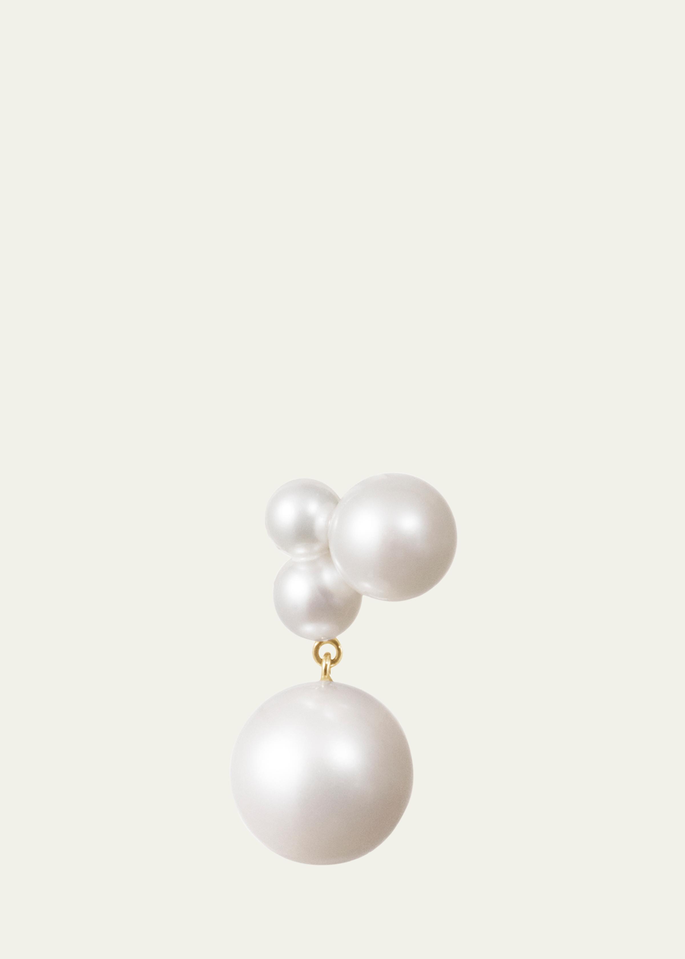 14K Yellow Gold Stella Freshwater Pearl Earring, Single (Right)