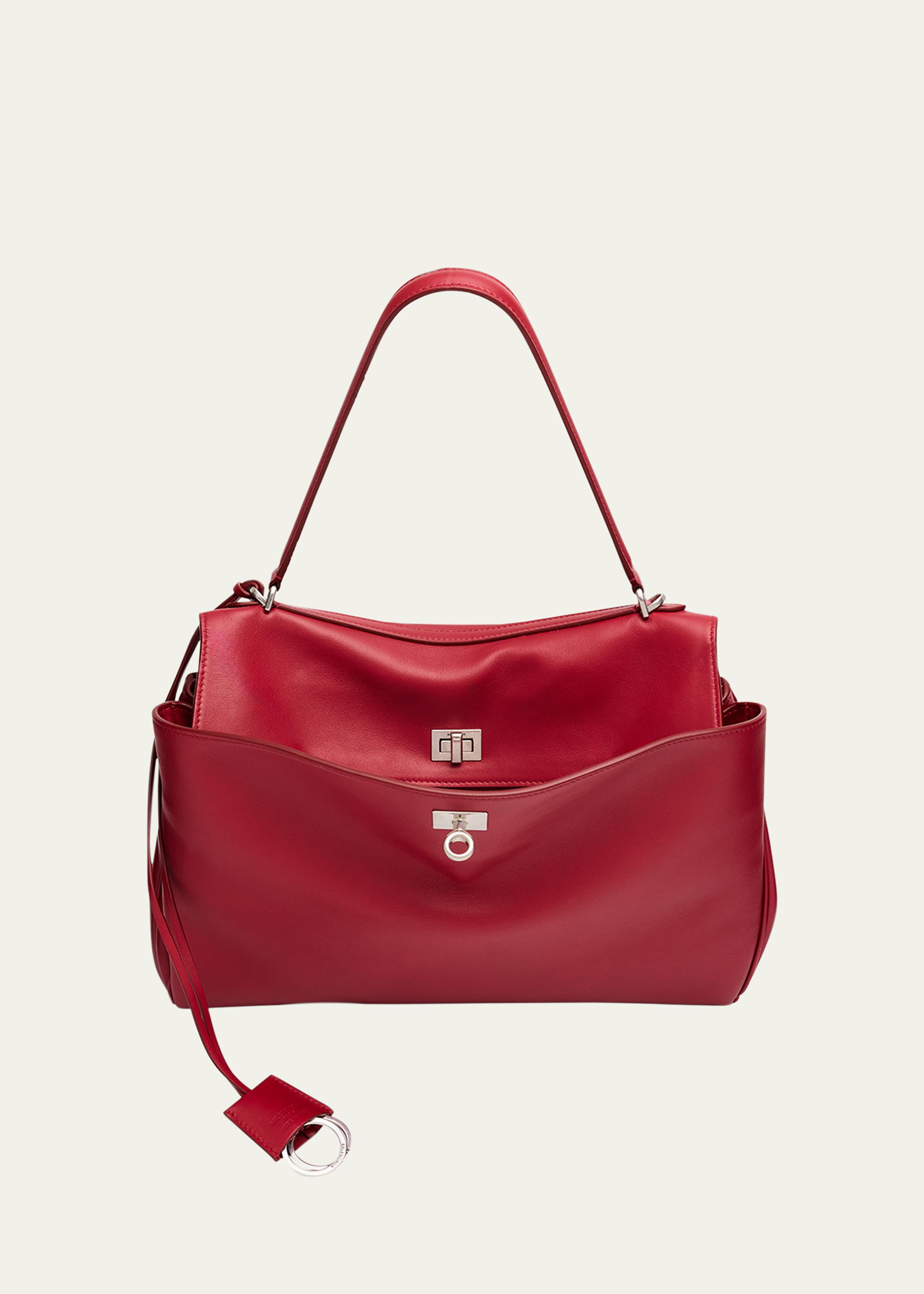 Rodeo Medium Leather Top-Handle Bag