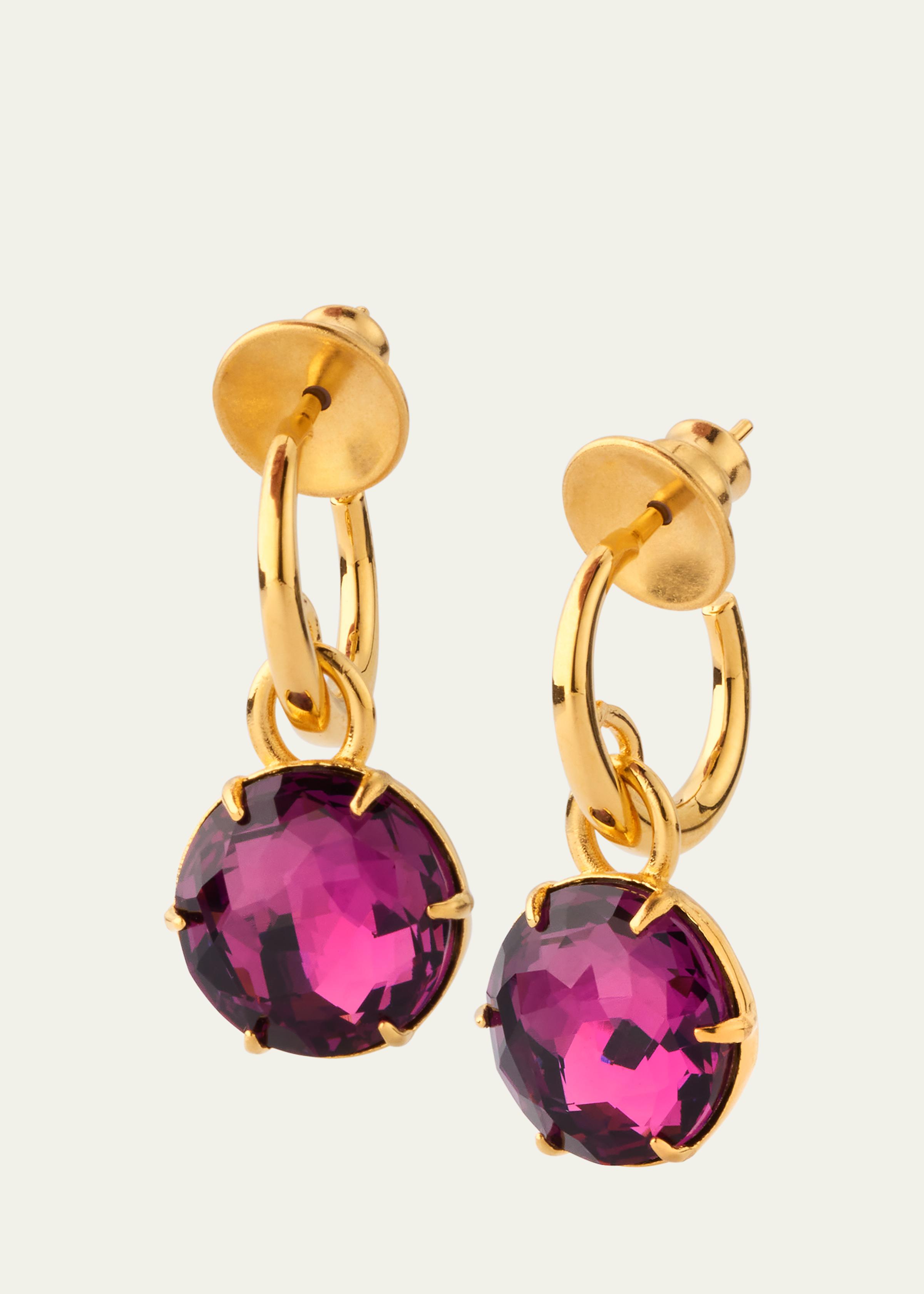 Crystal Mini Hoop Earrings