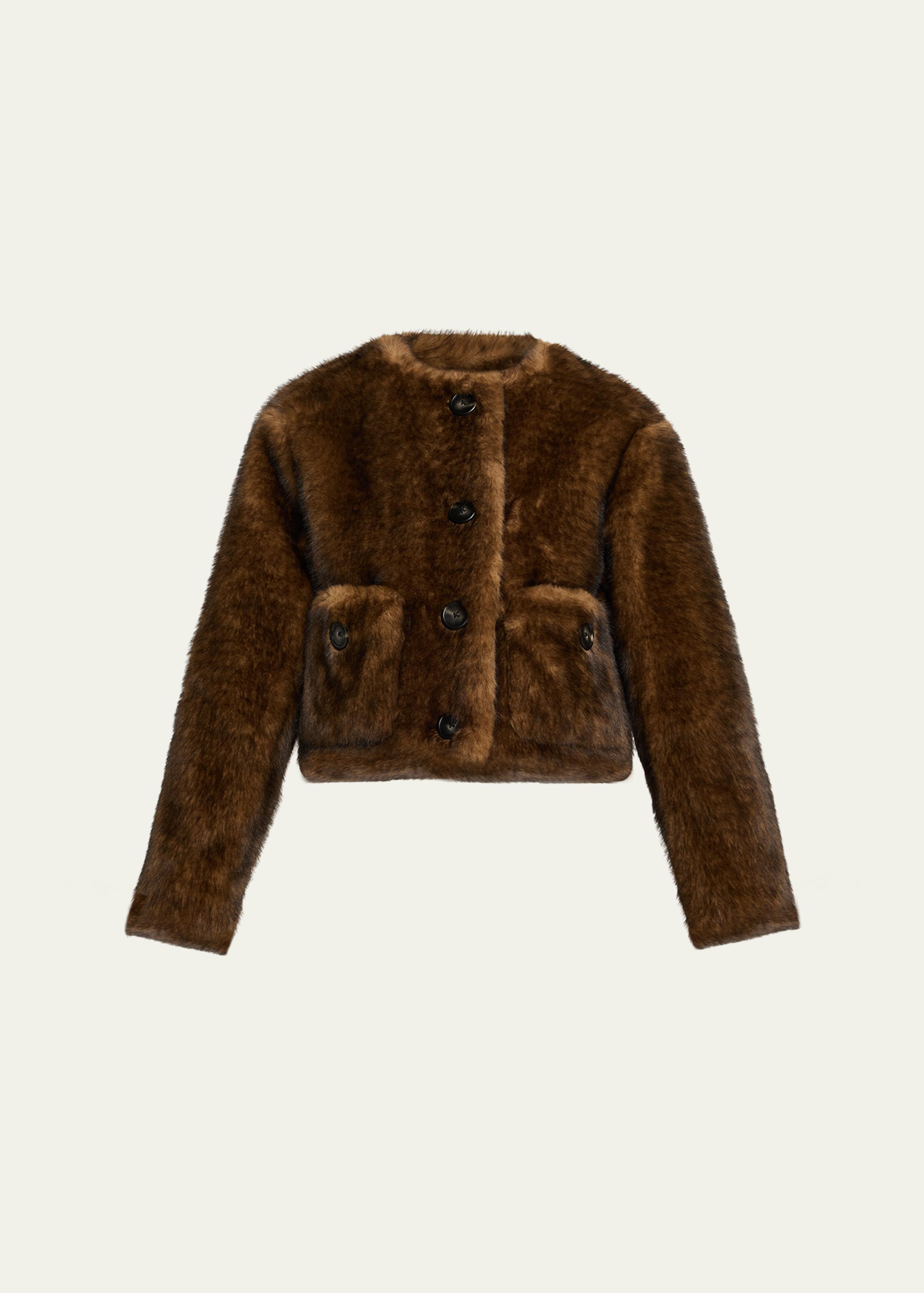 Teddy Cropped Jacket