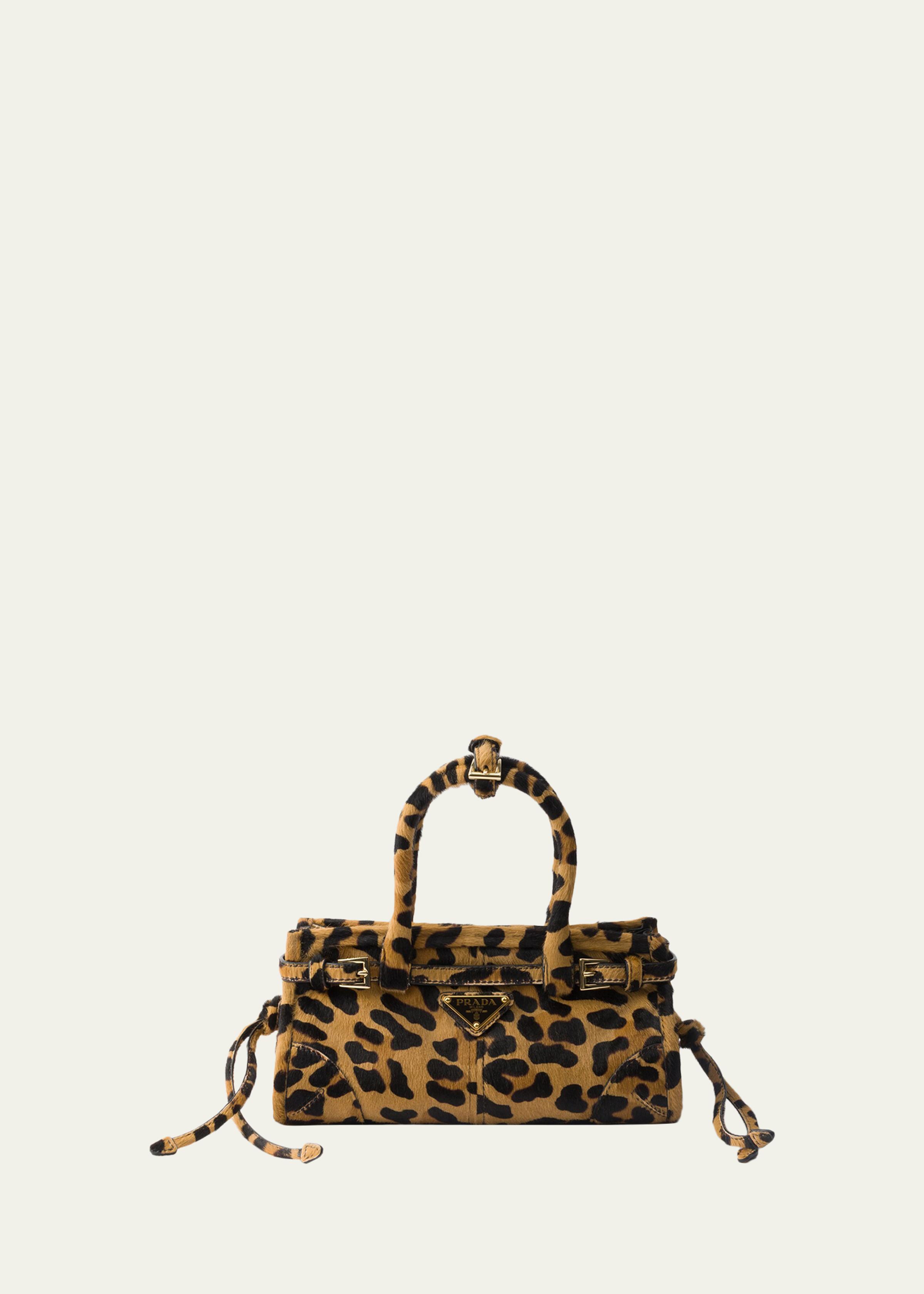 Bonnie Mini Animal-Print Calf Hair Crossbody Bag