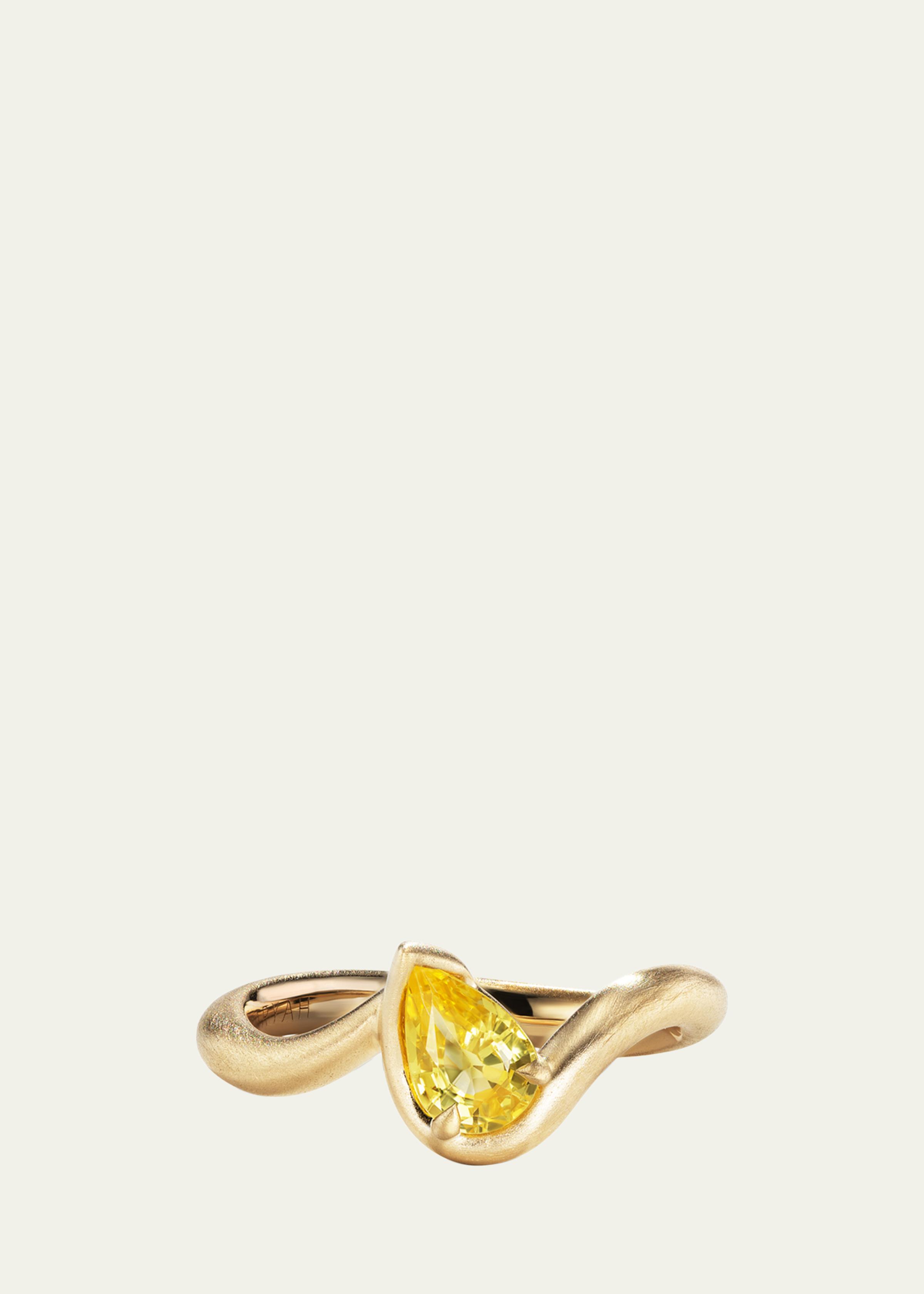 BB Thelma Pinky Yellow Sapphire Ring