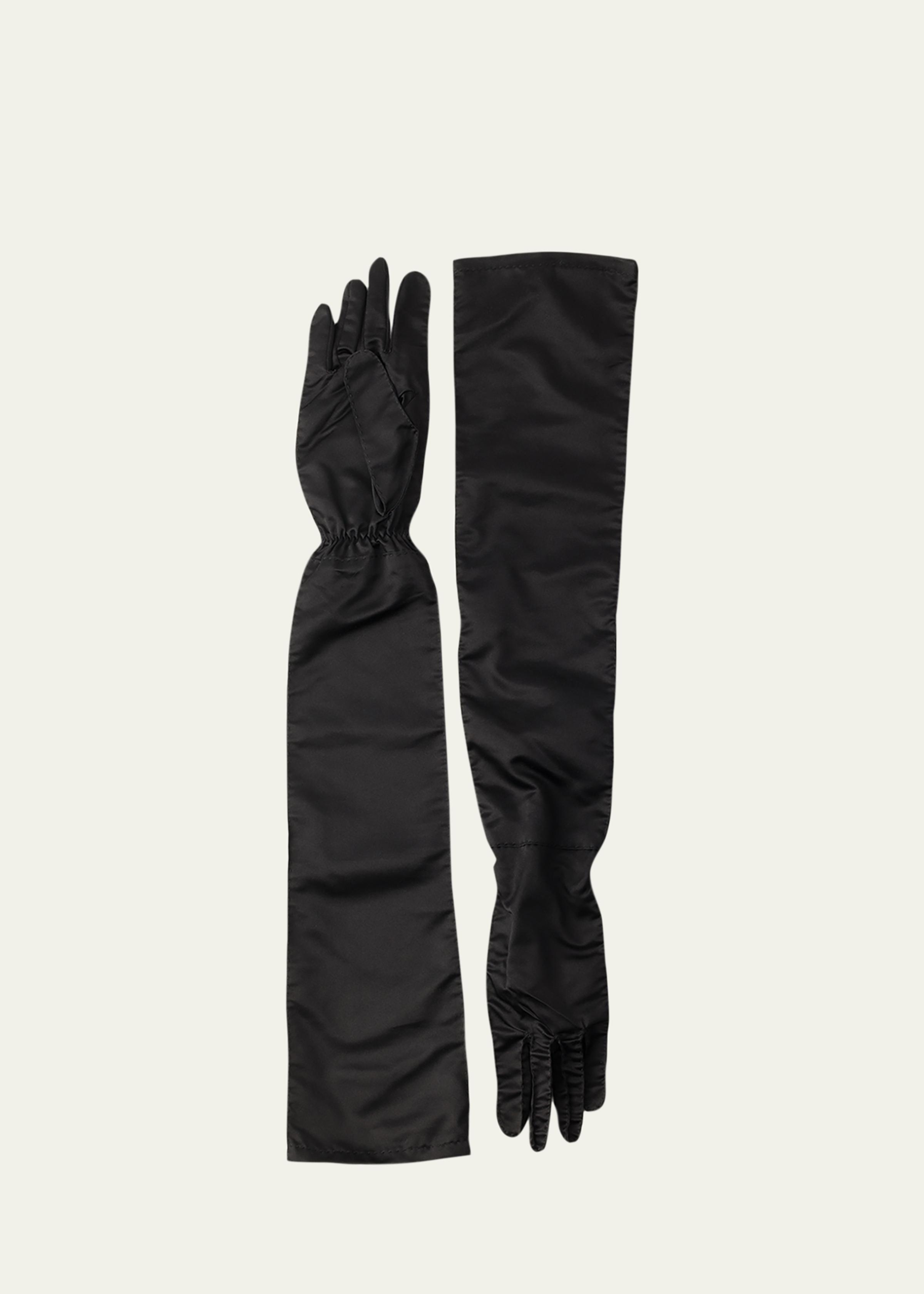 Long Silk Gloves