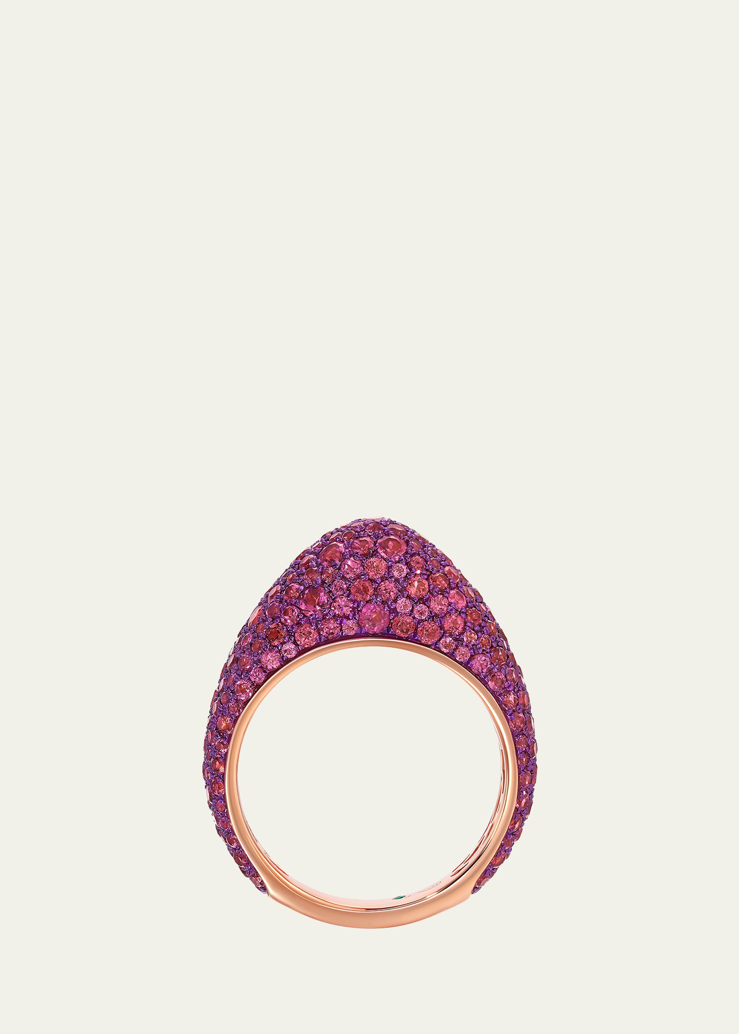 18K Rhodolite Bahia Ring