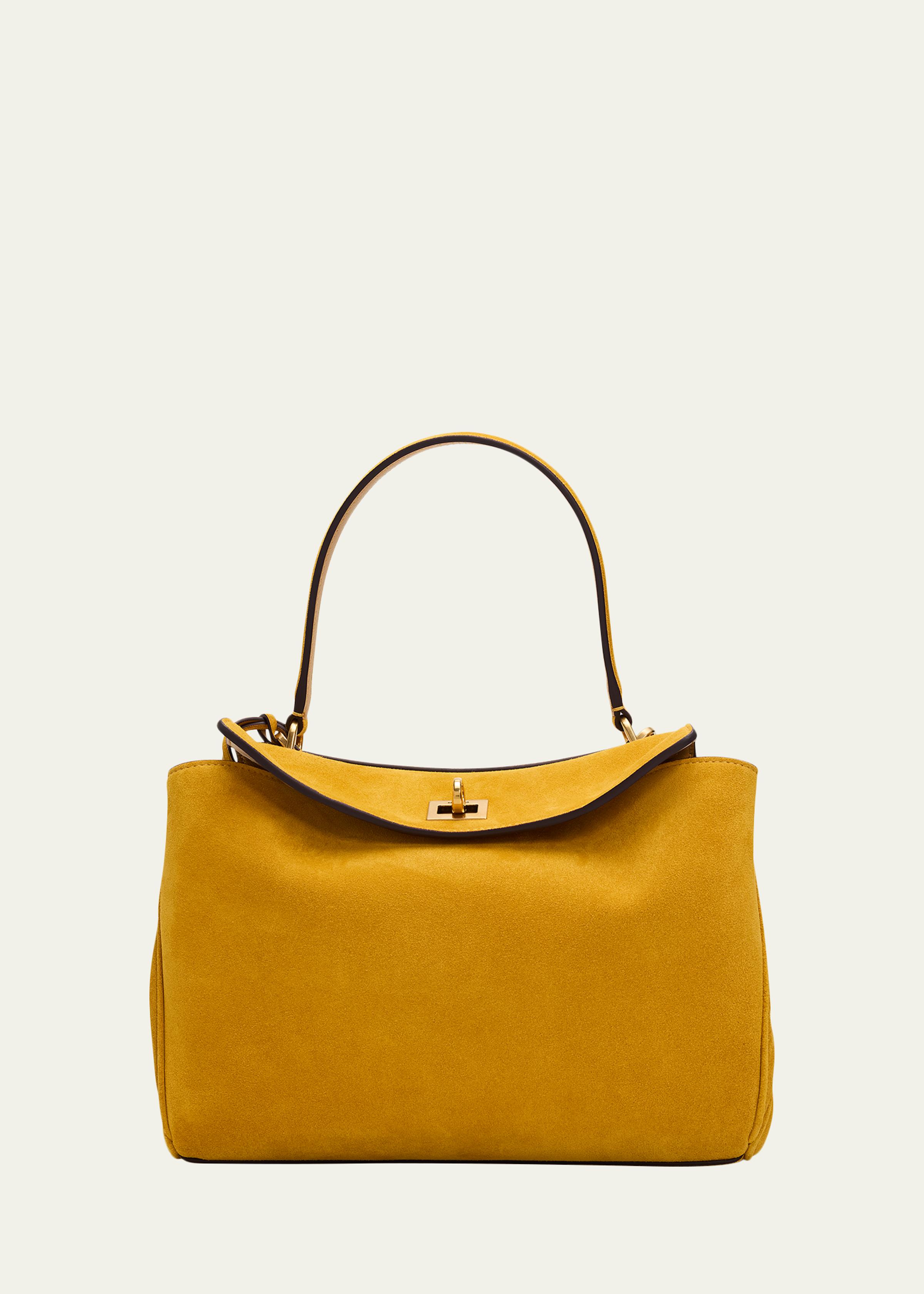 Rodeo Suede Top-Handle Bag