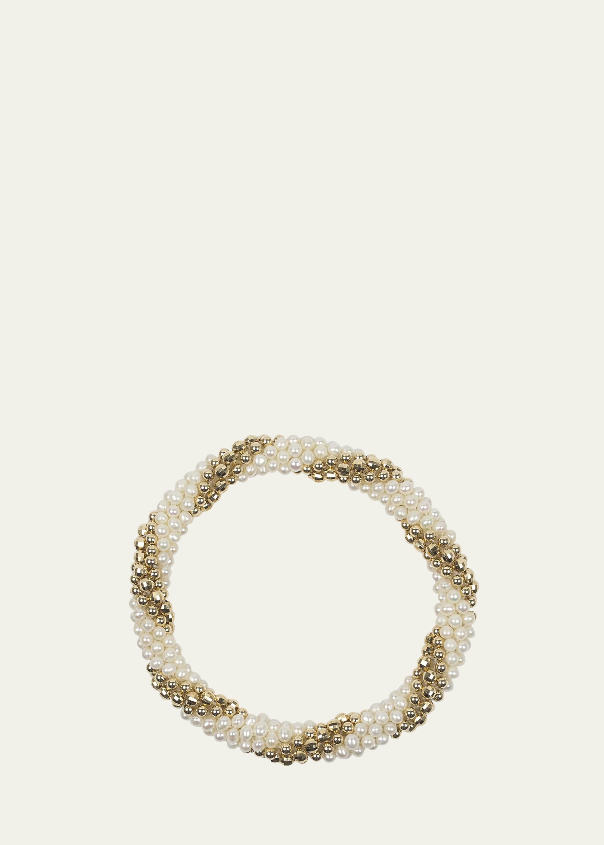 Audrey 14k Gold and Pearl Bracelet
