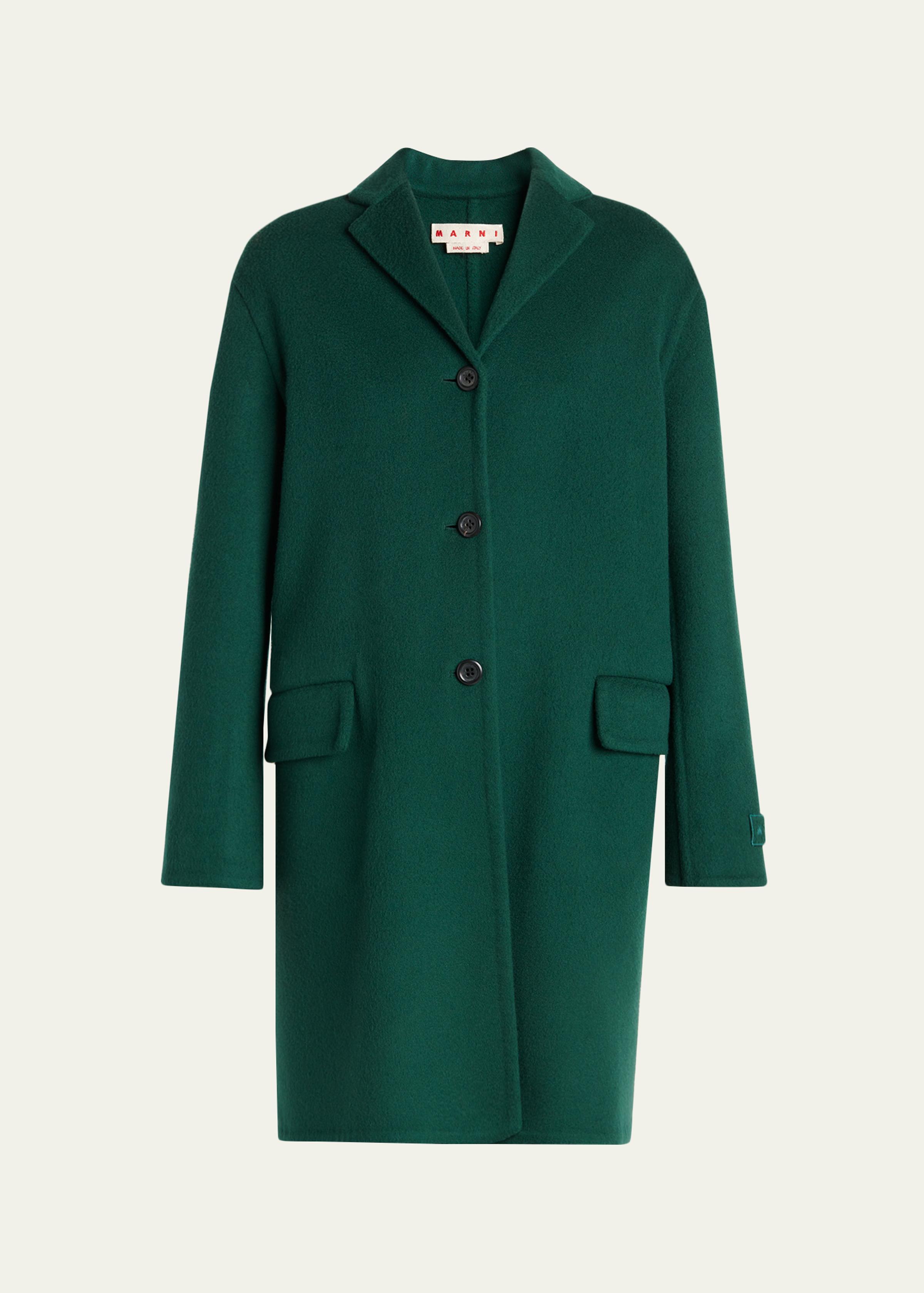 Wool-Cashmere Long Coat
