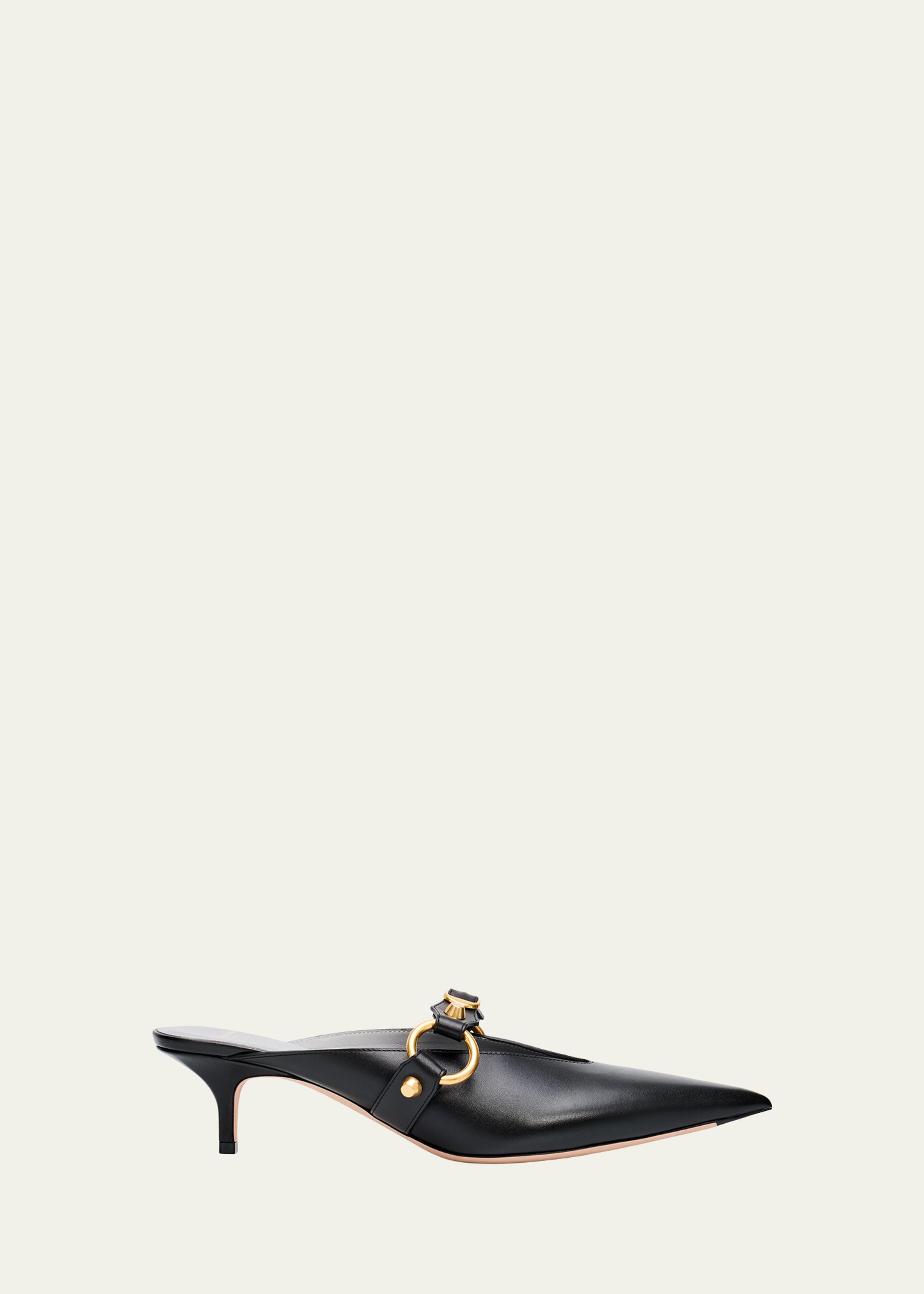 45mm City Leather Mules