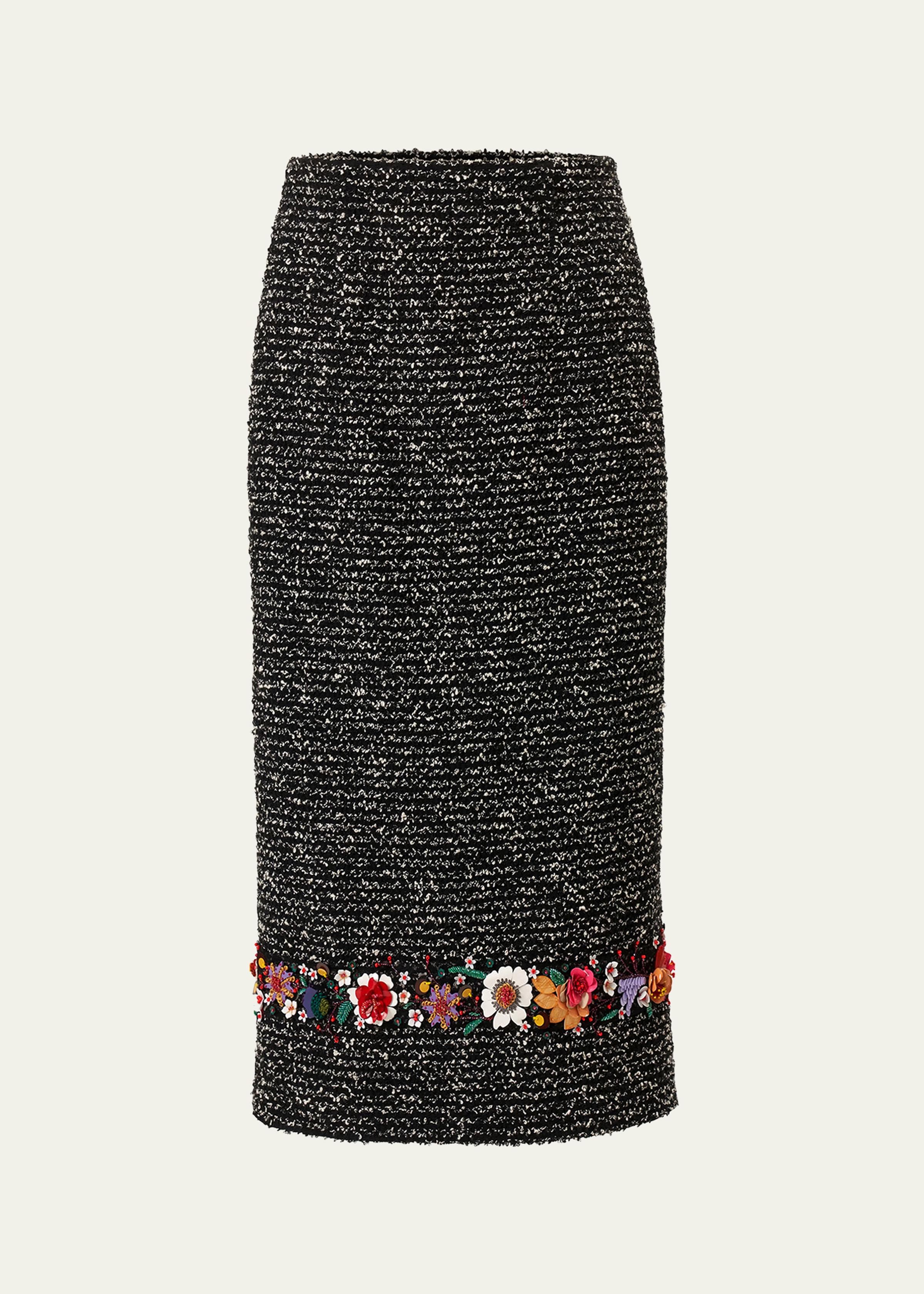 Embellished Pencil Skirt