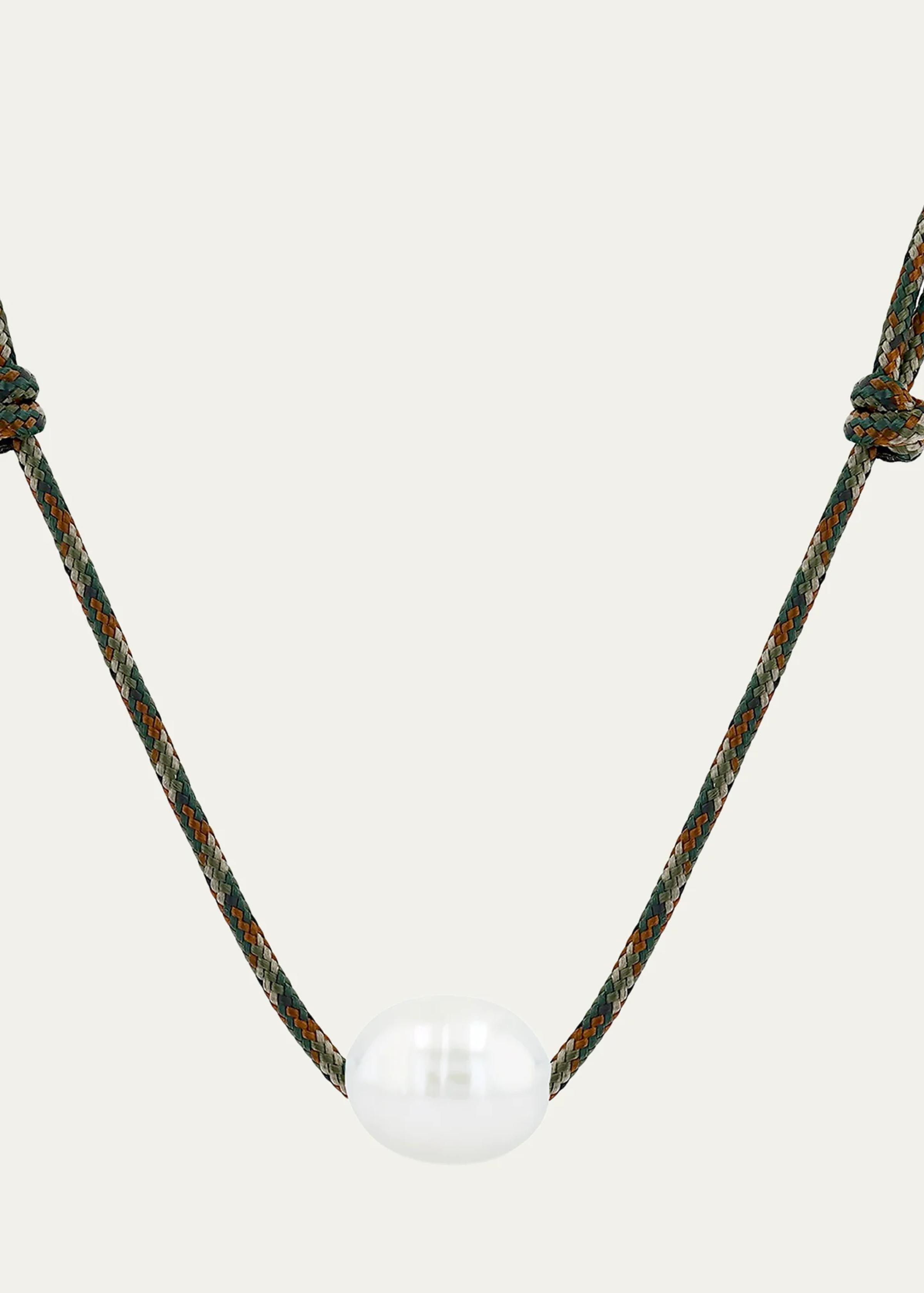 Medium Baroque Pearl Paracord Necklace