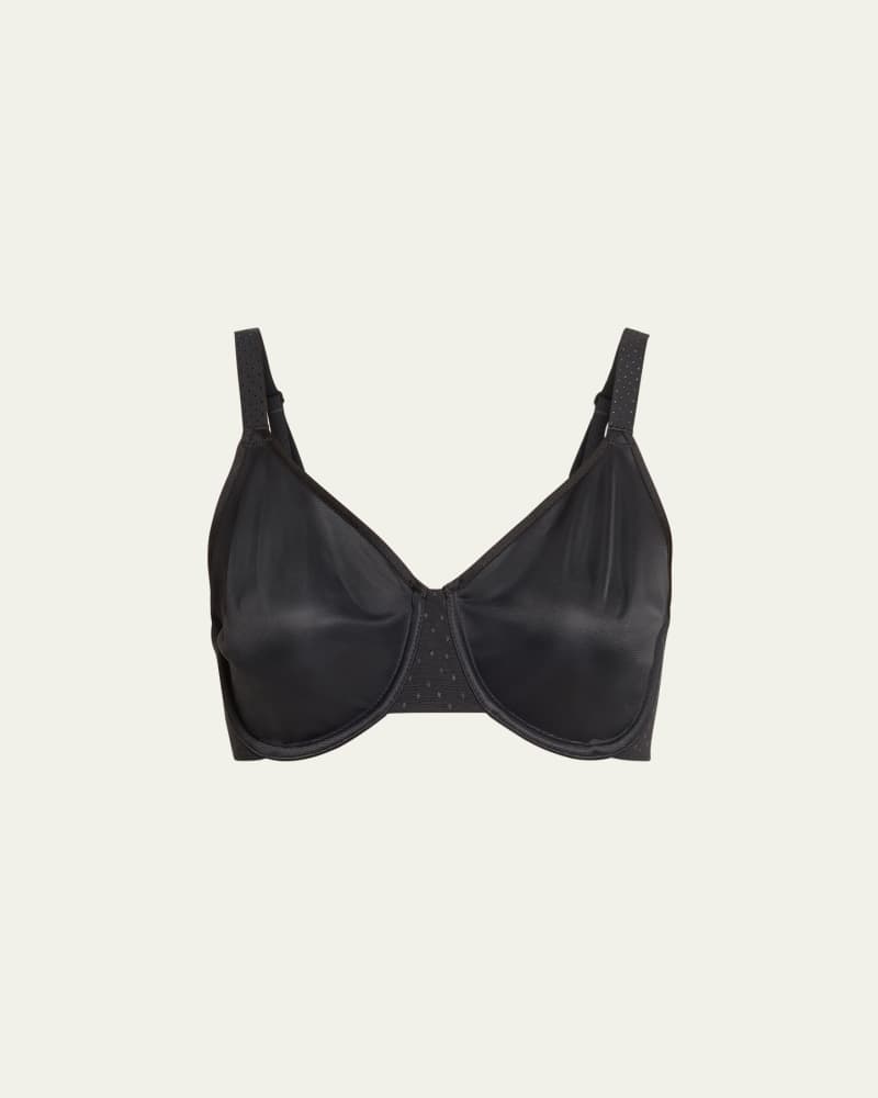 $74 Wacoal Women's Black Smooth Contour Underwire T-Shirt Bra Size 38D