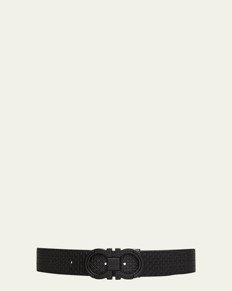 Ferragamo Men's Reversible-Adjustable Leather Gancini Belt - Bergdorf  Goodman