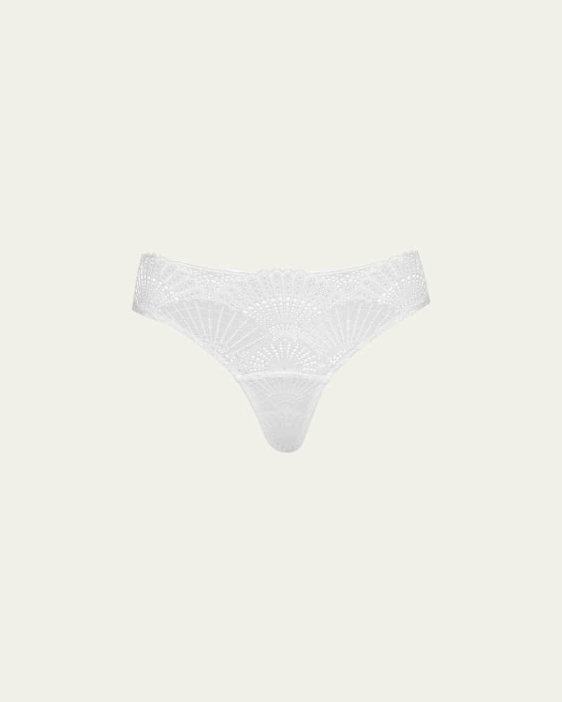Butter And Lace Mid-Rise Thong