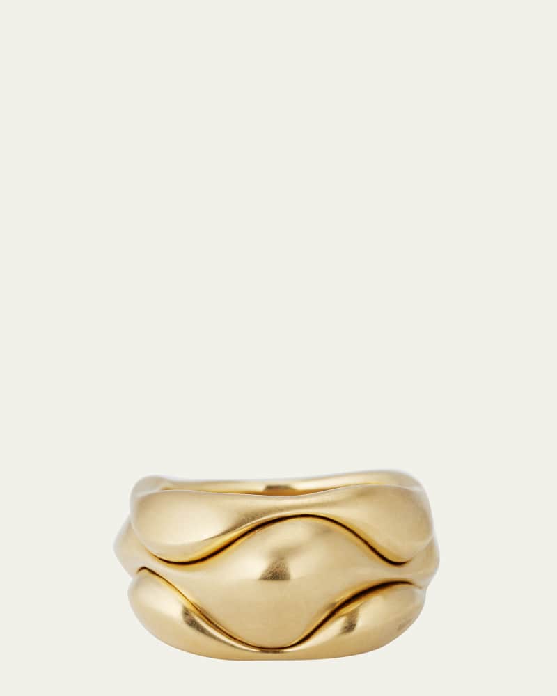 Yellow Gold Cayrn Ring, Size 6.5