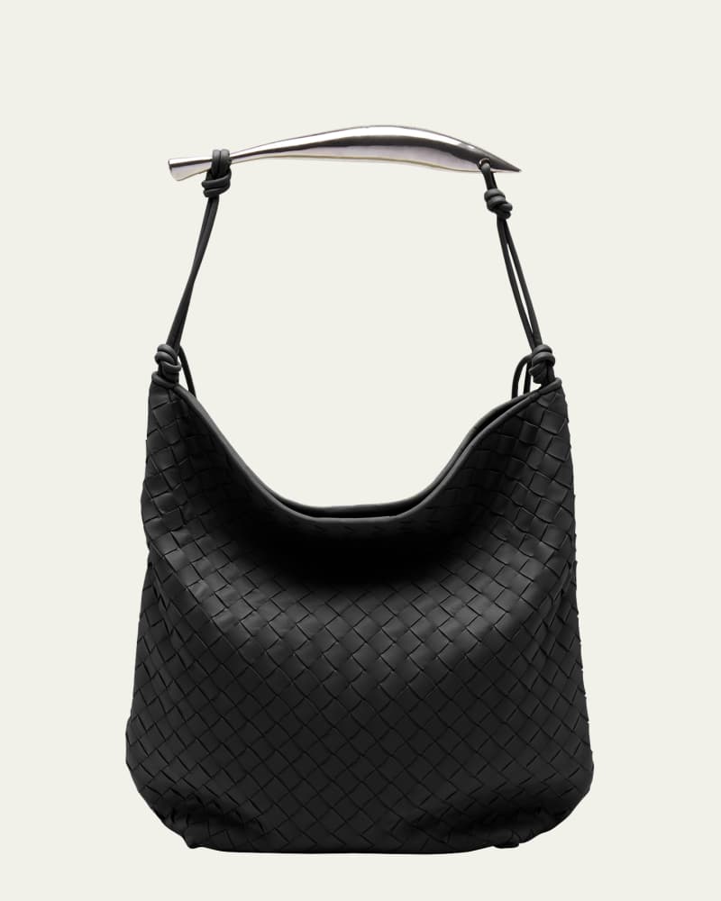 Bottega Veneta Andiamo Intrecciato Leather Shoulder Bag - Bergdorf Goodman