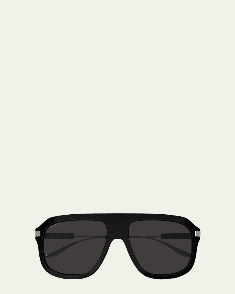 Men's GG Acetate Aviator Sunglasses