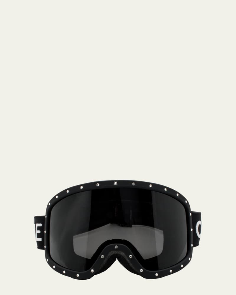 CELINE EYEWEAR Studded ski goggles