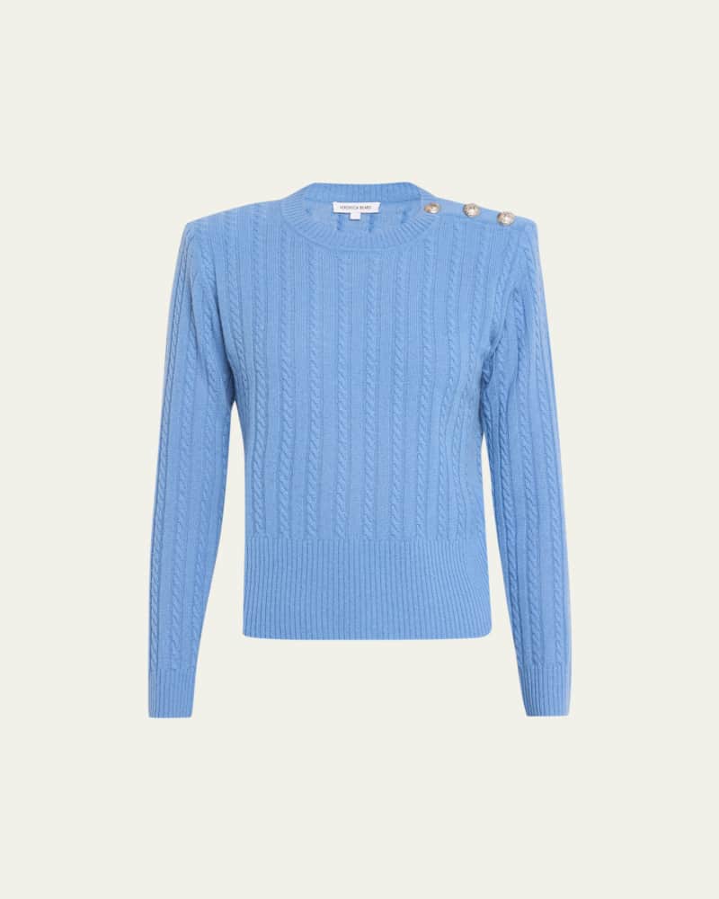 Alder Cable-Knit Cashmere Sweater