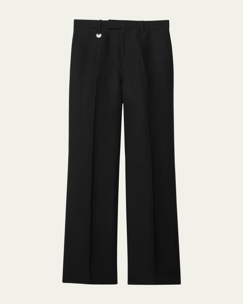 Men's Coin Tab Wool Trousers