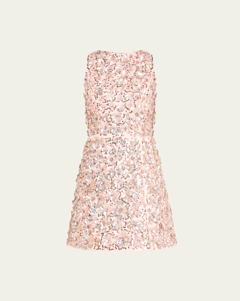 Lindsey Sequined Mini Gown