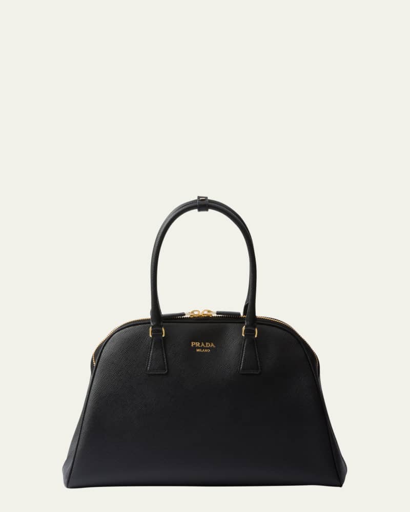 Calf Leather Top-Handle Bag