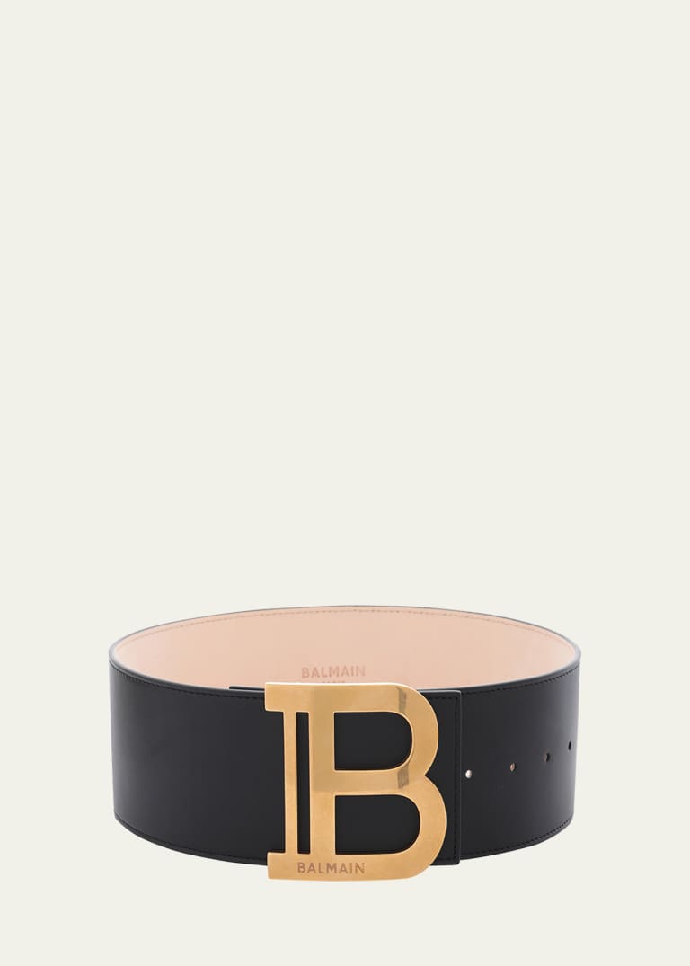 T Buckle Croc-Embossed Patent Belt
