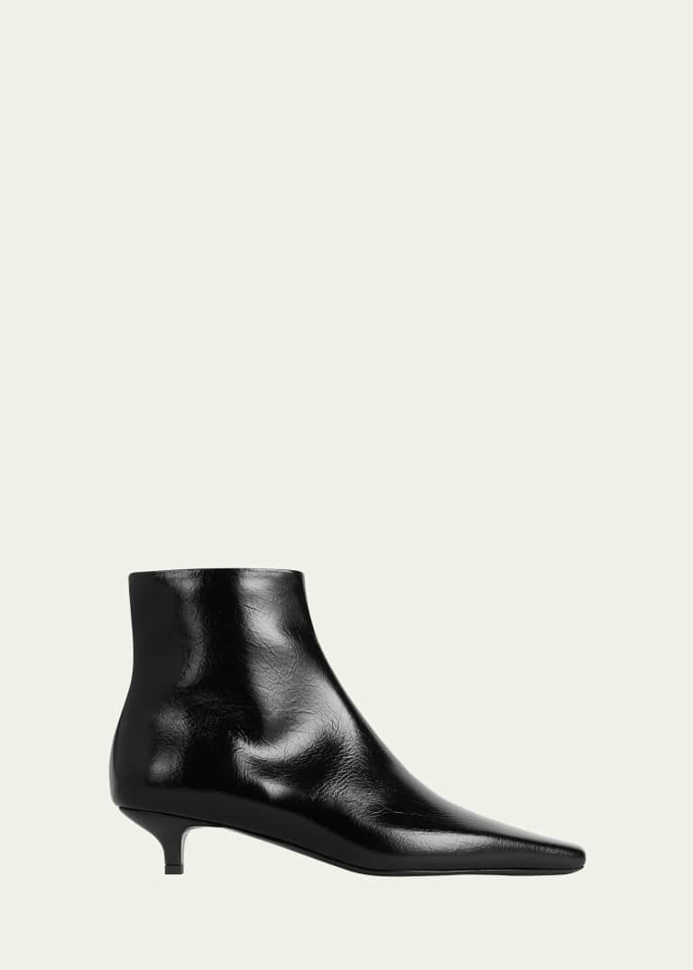 Calf Leather Slipper Clogs