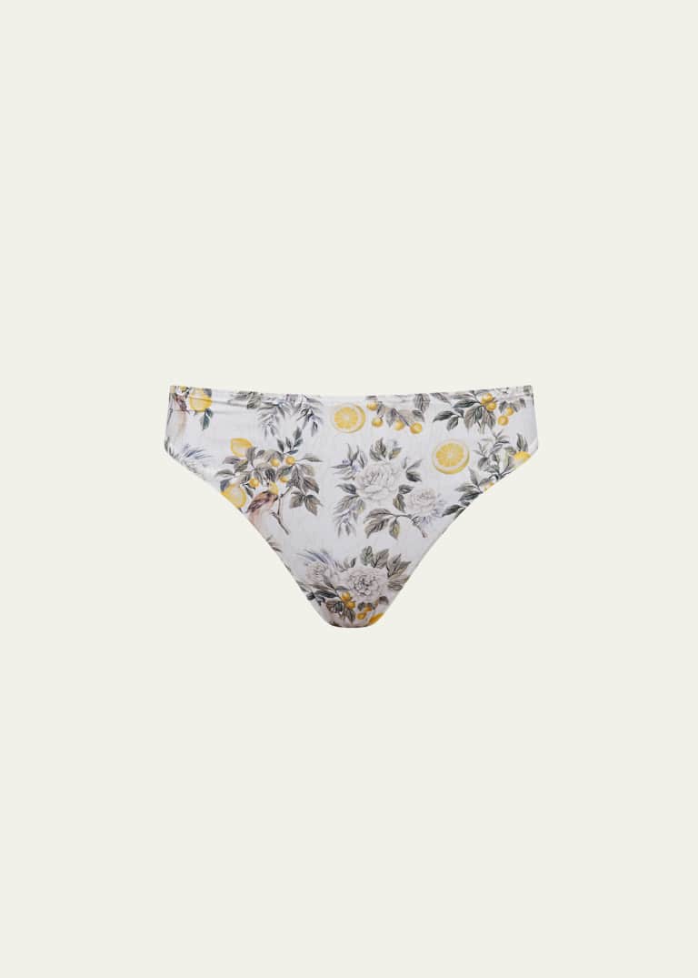 Magenta Floritura Bikini Bottoms