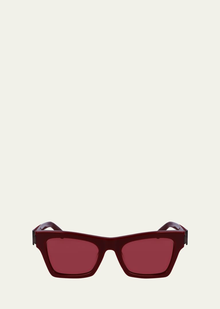 Rivets Acetate Cat-Eye Sunglasses