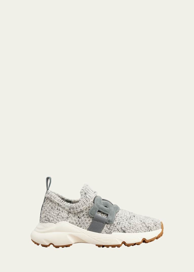 Tod's Sports Knit Chain Sock Sneakers - Bergdorf Goodman