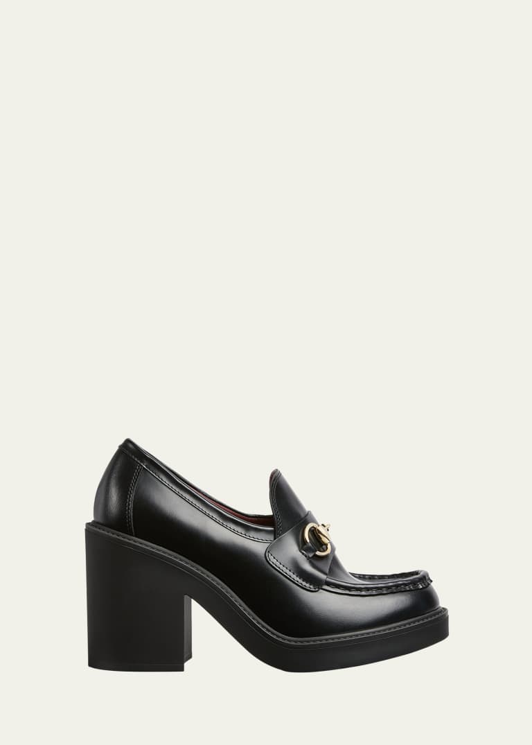 Bottega Veneta Lewis Lizard-Embossed Loafer Pumps - Bergdorf