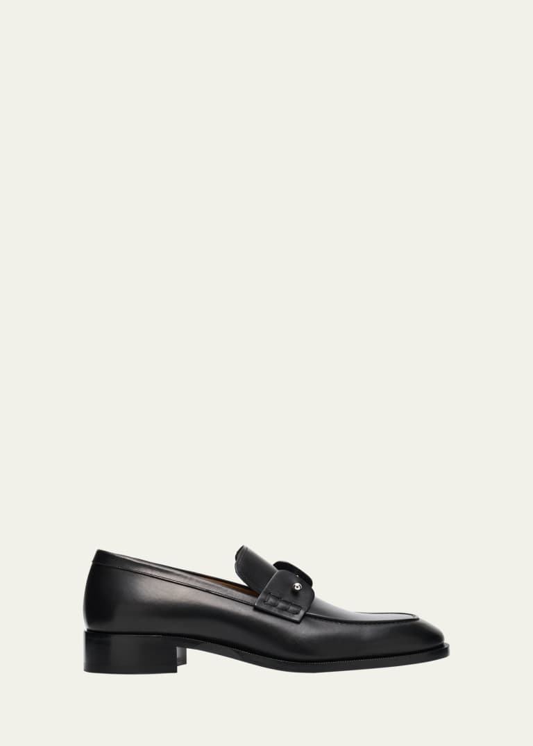 Men's Chambeli Monk-Strap Leather Loafers