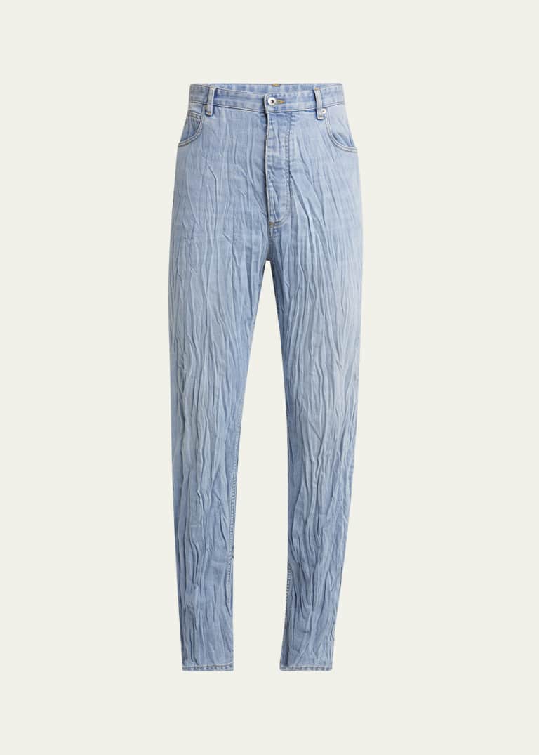 デニム・ジーパン BOTTEGA VENETA straight-leg denim jeans Bottega Veneta Cotton Straight-Leg Jeans (Denim,Jeans