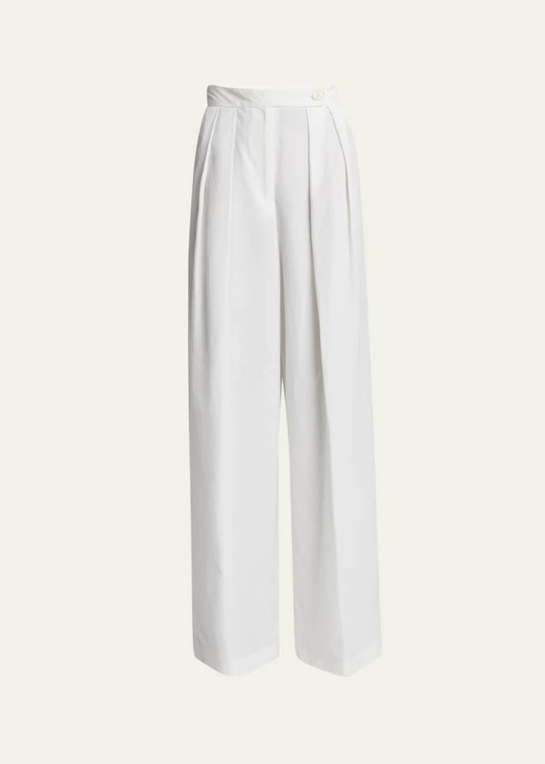 パンツ DRIES VAN NOTEN PAMPLONA COTTON TROUSERS Cotton Pamplona Pants – La Garçonne